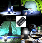 Lanterna solare ricaricabile estensibile con luce LED