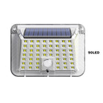 Lampada da parete solare da giardino 90 LED impermeabile