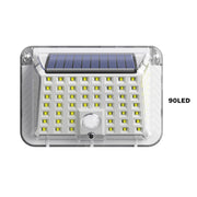 Lampada da parete solare da giardino 90 LED impermeabile