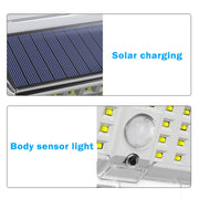Lampada da parete solare da giardino 90 LED impermeabile