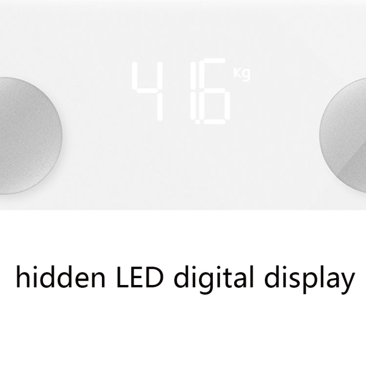8066 Bilancia elettronica intelligente per grasso corporeo Bilancia da casa Bluetooth, Battery Style(White), Charging Style(White)