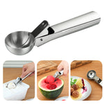 Cucchiaio per gelato in acciaio inossidabile da 4 pezzi, 4 PCS Stainless Steel