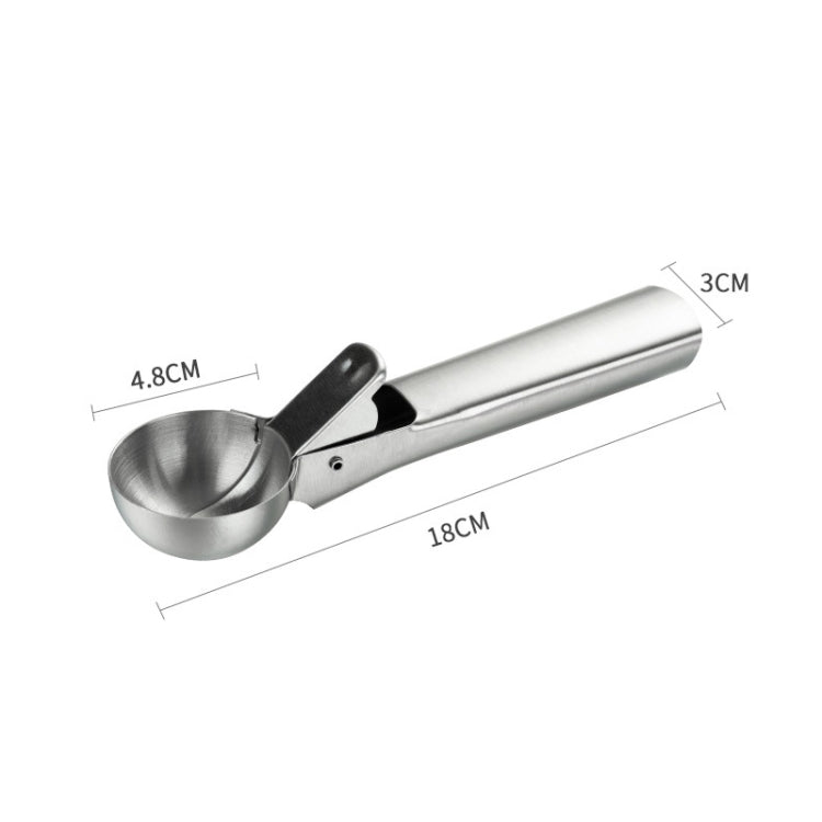 Cucchiaio per gelato in acciaio inossidabile da 4 pezzi, 4 PCS Stainless Steel