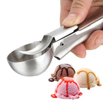 Cucchiaio per gelato in acciaio inossidabile da 4 pezzi, 4 PCS Stainless Steel