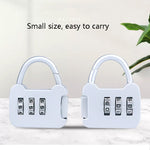 6 pezzi Xmm-8007 Mini piccolo lucchetto con password digitale in metallo per gatti dei cartoni animati, Mix Color Random Delivery