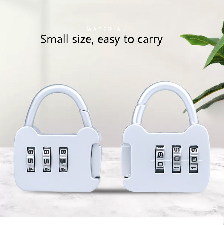 6 pezzi Xmm-8007 Mini piccolo lucchetto con password digitale in metallo per gatti dei cartoni animati, Mix Color Random Delivery
