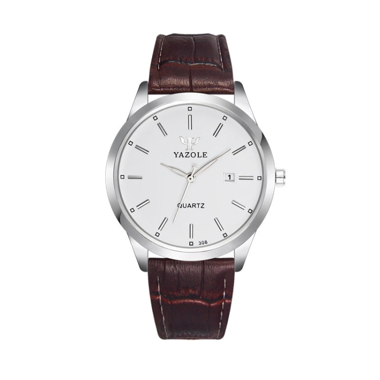 Orologio da uomo con orologio al quarzo luminoso YAZOLE 308