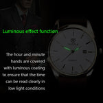 Orologio da uomo con orologio al quarzo luminoso YAZOLE 308