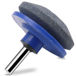 6 pezzi di mola per affilare l'affilatrice elettrica industriale per falciatrice, testa di molatura resistente all'usura, Plastic Blue, Plastic Black, Plastic Cyan, Plastic Red, Plastic Orange, Plastic Dark Blue, Metal