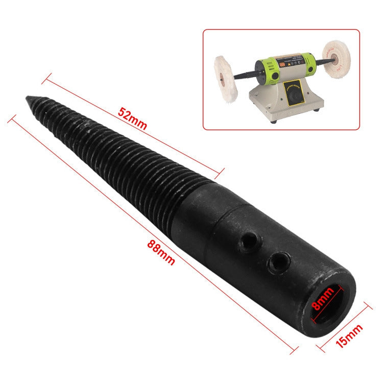2 set di accessori per mole per rettificatrici taiwanesi, punta dell'albero della mola per lucidatura della biella della mola, Wheel Shaft Tip
