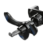 3 PZ A-004 Accessori per gancio per presa d'aria per staffa per telefono cellulare per auto, Black