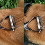 Pettine per animali domestici Pettine per depilazione di bellezza per la pulizia di cani e gatti a doppia faccia in lega di zinco, Zinc Alloy Silver Small, Zinc Alloy Silver Large, Zinc Alloy Black Small, Zinc Alloy Black Large