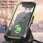 Staffa per telefono cellulare per navigazione bicicletta moto HW-68, Stile:, Round Handlebar, Rearview Mirror, U-shaped Handlebar