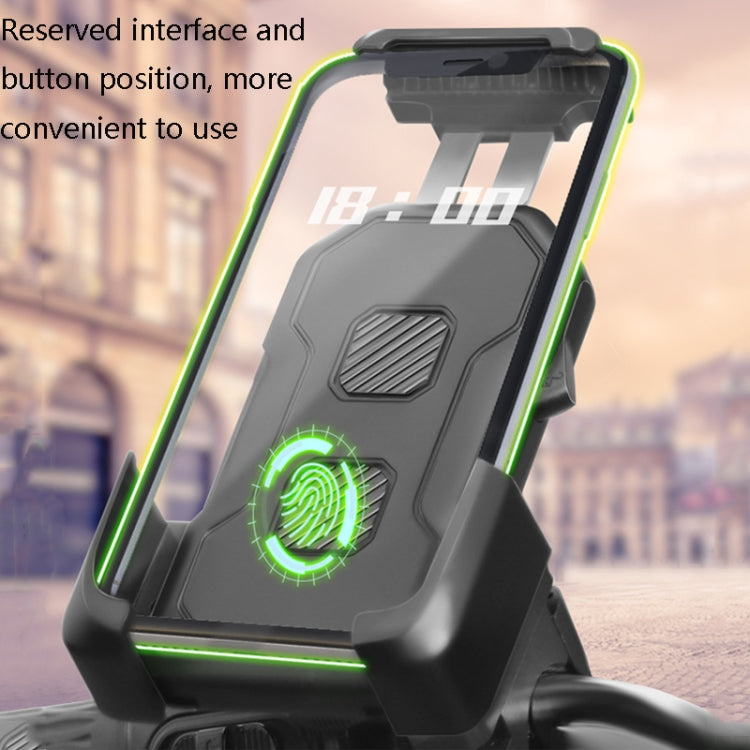 Staffa per telefono cellulare per navigazione bicicletta moto HW-68, Stile:, Round Handlebar, Rearview Mirror, U-shaped Handlebar