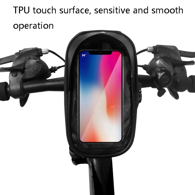 Borsa per cellulare impermeabile con touch screen per bicicletta B22 EVA con guscio rigido, B22