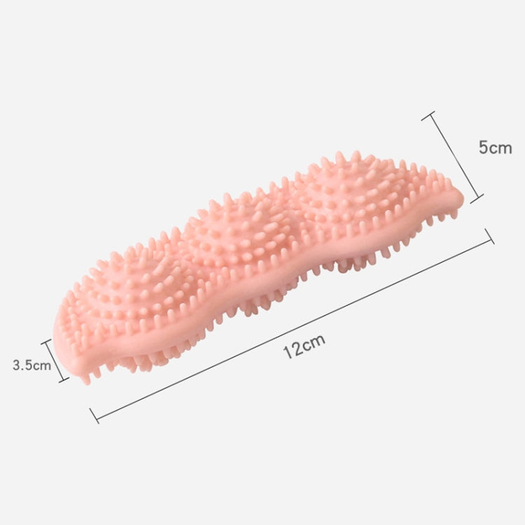 5 pezzi di denti da masticare in TPR per cani, giocattolo interattivo per addestramento, resistente ai morsi, Blue, Green, Light Pink