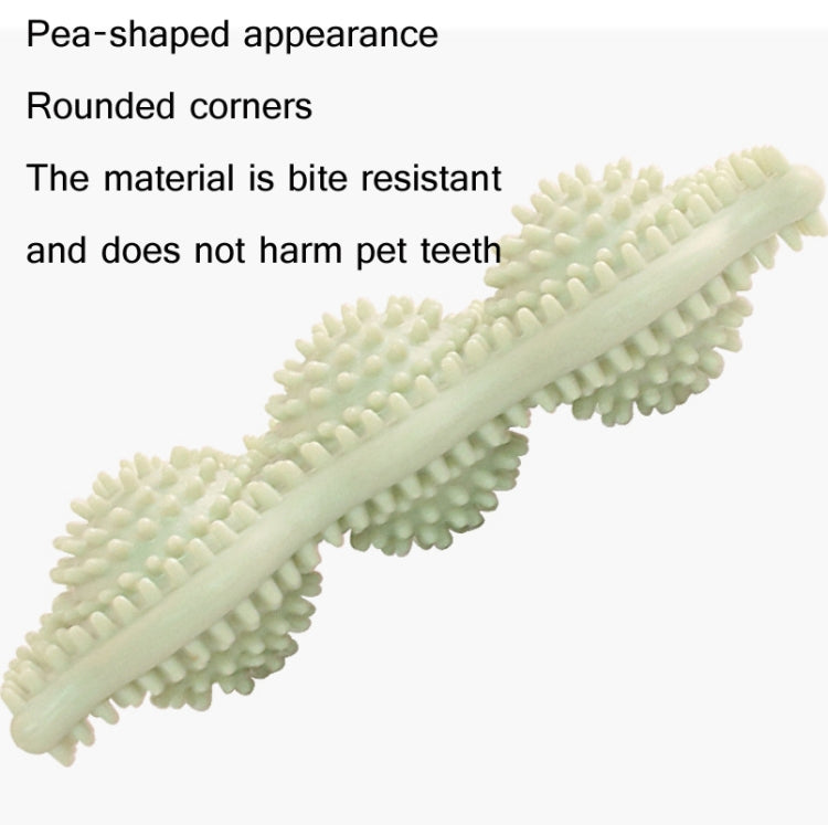 5 pezzi di denti da masticare in TPR per cani, giocattolo interattivo per addestramento, resistente ai morsi, Blue, Green, Light Pink