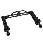 XTGP324A Stabilizzatore per vassoio in alluminio a doppia impugnatura per custodie per fotocamere subacquee