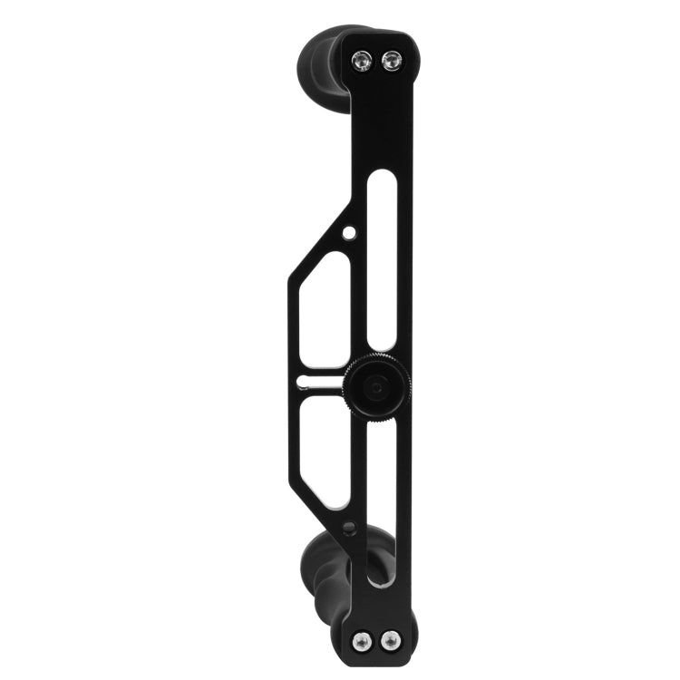 XTGP324A Stabilizzatore per vassoio in alluminio a doppia impugnatura per custodie per fotocamere subacquee