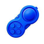 Giocattolo di decompressione con maniglia per gioco di decompressione da 3 pezzi, Pure Blue, Pure Yellow, Pure Green, Pure Red, Doodle, Star Purple, Rainbow Color