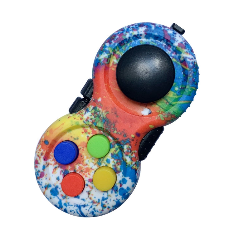 Giocattolo di decompressione con maniglia per gioco di decompressione da 3 pezzi, Pure Blue, Pure Yellow, Pure Green, Pure Red, Doodle, Star Purple, Rainbow Color