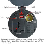 Convertitore di potenza da 150 W da 12 V a 220 V per auto con doppio convertitore di potenza USB 2.1 A, 150W 12V To 220V