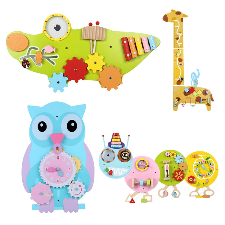Puzzle per bambini per la prima educazione Giochi da parete Giochi da parete Sussidi didattici Montessori, Stile:, Crocodile, Owl, Giraffe, Worm