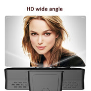 Telecamera di rete per computer ad alta definizione Telecamera luminosa di abbellimento senza unità con microfono omnidirezionale, lunghezza cavo: 1,8 m, 1080P, 2K, 4K