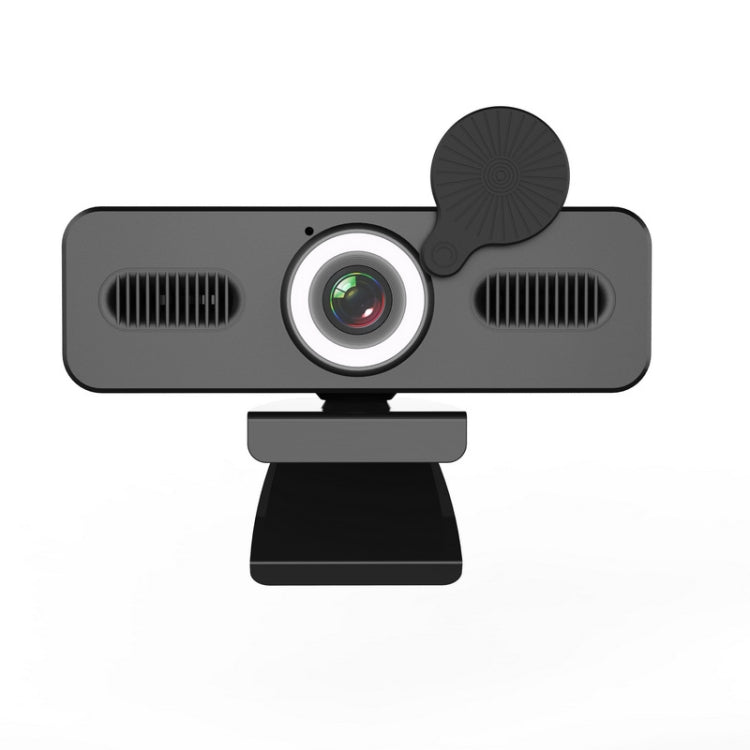 Telecamera di rete per computer ad alta definizione Telecamera luminosa di abbellimento senza unità con microfono omnidirezionale, lunghezza cavo: 1,8 m, 1080P, 2K, 4K
