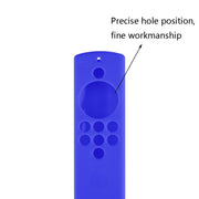 2 coperture protettive in silicone per telecomando Y19 per telecomando vocale Alexa Lite / Fire TV Stick Lite, Black, Red, Blue, Night Light Blue, Luminous Green