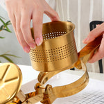 Spremiagrumi manuale in acciaio inossidabile Spremiagrumi staccabile Spremiagrumi commerciale di grande capacità, Golden, Rose Gold, Magic Colorful, Magic Red