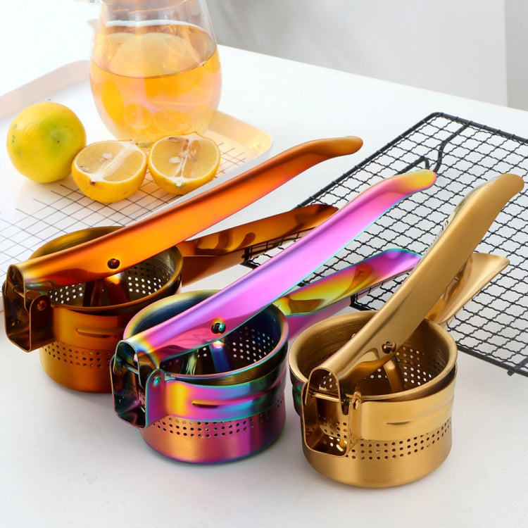 Spremiagrumi manuale in acciaio inossidabile Spremiagrumi staccabile Spremiagrumi commerciale di grande capacità, Golden, Rose Gold, Magic Colorful, Magic Red
