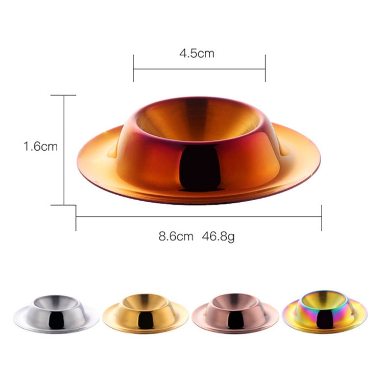 2 utensili da tavola per vassoio per uova in acciaio inossidabile, Silver, Gold, Rose Gold, Magic Colorful, Magic Red