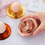 2 utensili da tavola per vassoio per uova in acciaio inossidabile, Silver, Gold, Rose Gold, Magic Colorful, Magic Red