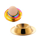 2 utensili da tavola per vassoio per uova in acciaio inossidabile, Silver, Gold, Rose Gold, Magic Colorful, Magic Red