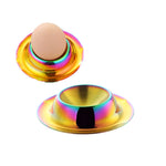 2 utensili da tavola per vassoio per uova in acciaio inossidabile, Silver, Gold, Rose Gold, Magic Colorful, Magic Red