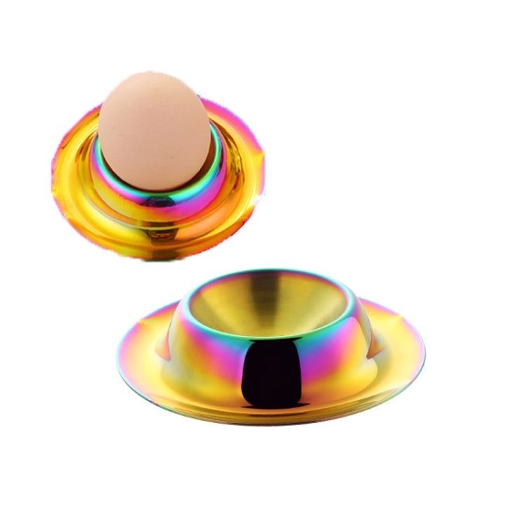 2 utensili da tavola per vassoio per uova in acciaio inossidabile, Silver, Gold, Rose Gold, Magic Colorful, Magic Red