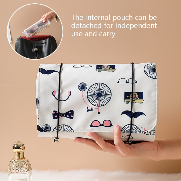 Borsa per cosmetici multifunzionale 4 in 1, comoda borsa per il lavaggio dei cosmetici, rimovibile, di grande capacità, Red Wine, Black, Gray, Upgrade Green, Upgrade Pink, Upgrade Brown, Upgrade Blue, Upgrade Purple, Upgrade White