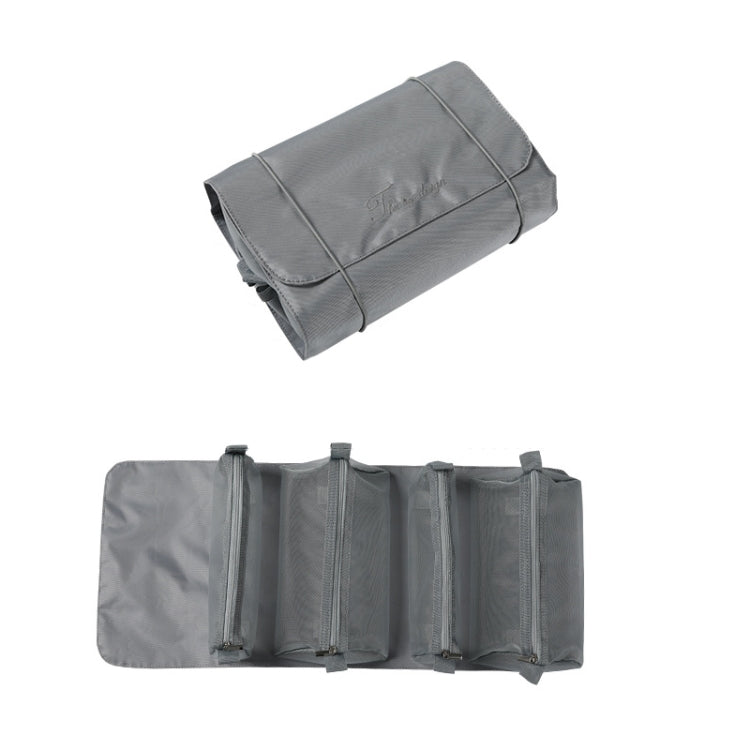 Borsa per cosmetici multifunzionale 4 in 1, comoda borsa per il lavaggio dei cosmetici, rimovibile, di grande capacità, Red Wine, Black, Gray, Upgrade Green, Upgrade Pink, Upgrade Brown, Upgrade Blue, Upgrade Purple, Upgrade White