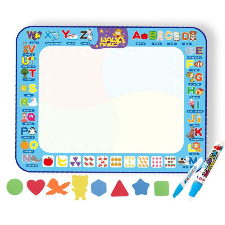 Tappetino per graffiti magici disegno ad acqua 100x70 cm