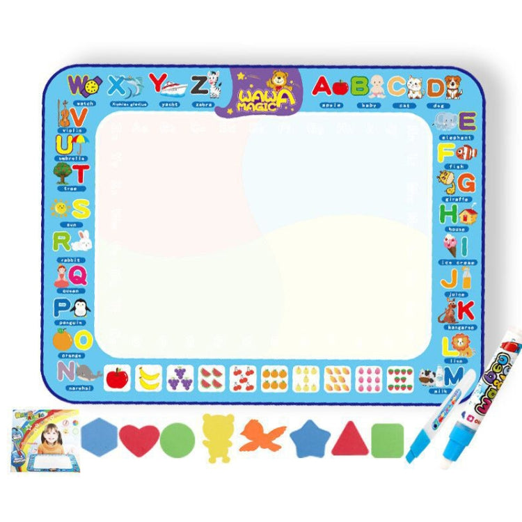 Tappetino per graffiti magici disegno ad acqua 100x70 cm