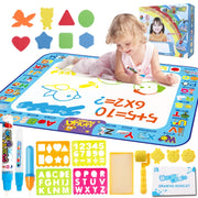 6613 Tappetino per graffiti magici su tela per disegno ad acqua per bambini, dimensioni: 100 x 70 cm, stile:, 2 Pens-Bagged, 2 Pens-Boxed, 3 Pens-Boxed