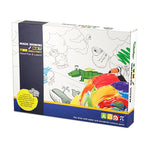 Tappetino da disegno per bambini 100x70 cm con 2 penne