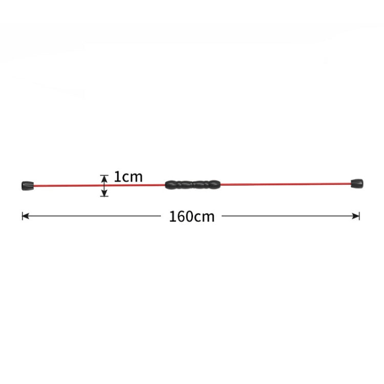 Bastone tremore per allenamento con corpo elastico in fibra di vetro + silicone, Training Tremor Stick(Detachable Reinforcement)