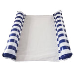Poltrona gonfiabile su acqua Schienale pieghevole Letto galleggiante Fila galleggiante gonfiabile, Stile:, Striped Double(Dark Blue), Diagonal Stripes (Yellow), Diagonal Stripes (Light Blue), Diagonal Stripes (Green), Diagonal Stripes (Rose Red)