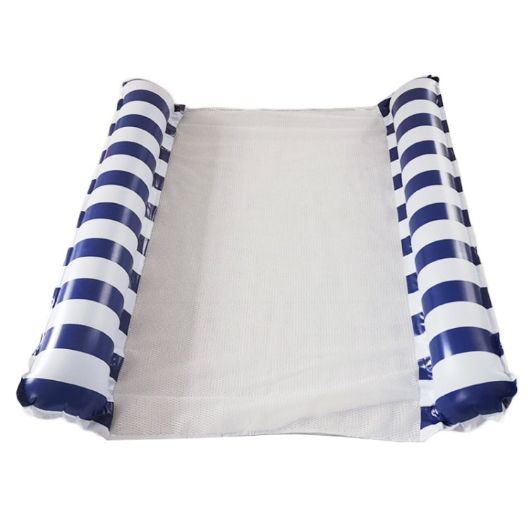 Poltrona gonfiabile su acqua Schienale pieghevole Letto galleggiante Fila galleggiante gonfiabile, Stile:, Striped Double(Dark Blue), Diagonal Stripes (Yellow), Diagonal Stripes (Light Blue), Diagonal Stripes (Green), Diagonal Stripes (Rose Red)