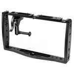 Immersione Dual Handheld Grip Staffa Stabilizzatore Estensione Telefono Morsetto Fotocamera Rig Cage Custodia subacquea per GoPro HERO9/8/7, Red, Black, Red Bracket + Shutter, Black Bracket + Shutter
