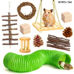 Giocattolo per criceti Coniglio per animali domestici Porcellino d'India Pappagallo Gioca a rettificare i giocattoli di legno, 10 PCS / Set, 12 PCS / Set, 15 PCS / Set, 9 PCS / Set, 11 PCS / Set