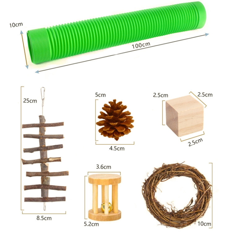 Giocattolo per criceti Coniglio per animali domestici Porcellino d'India Pappagallo Gioca a rettificare i giocattoli di legno, 10 PCS / Set, 12 PCS / Set, 15 PCS / Set, 9 PCS / Set, 11 PCS / Set