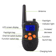 Dispositivo di addestramento per cani con collare antiabbaio telecomandato 998DC Bark Stopper, UK Plug